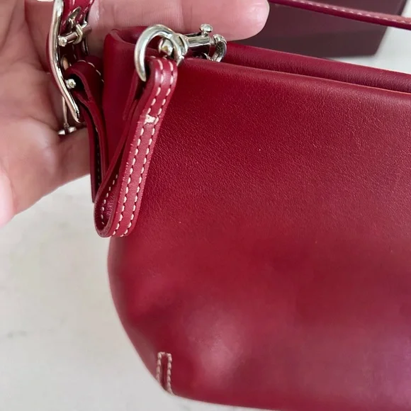 Coach Red Leather Mini Bag - Picture 3 of 11